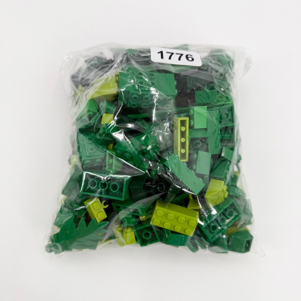 Lego Bulk Lot Color Sorted Greens Mix 1 Pound Pieces Parts Bricks